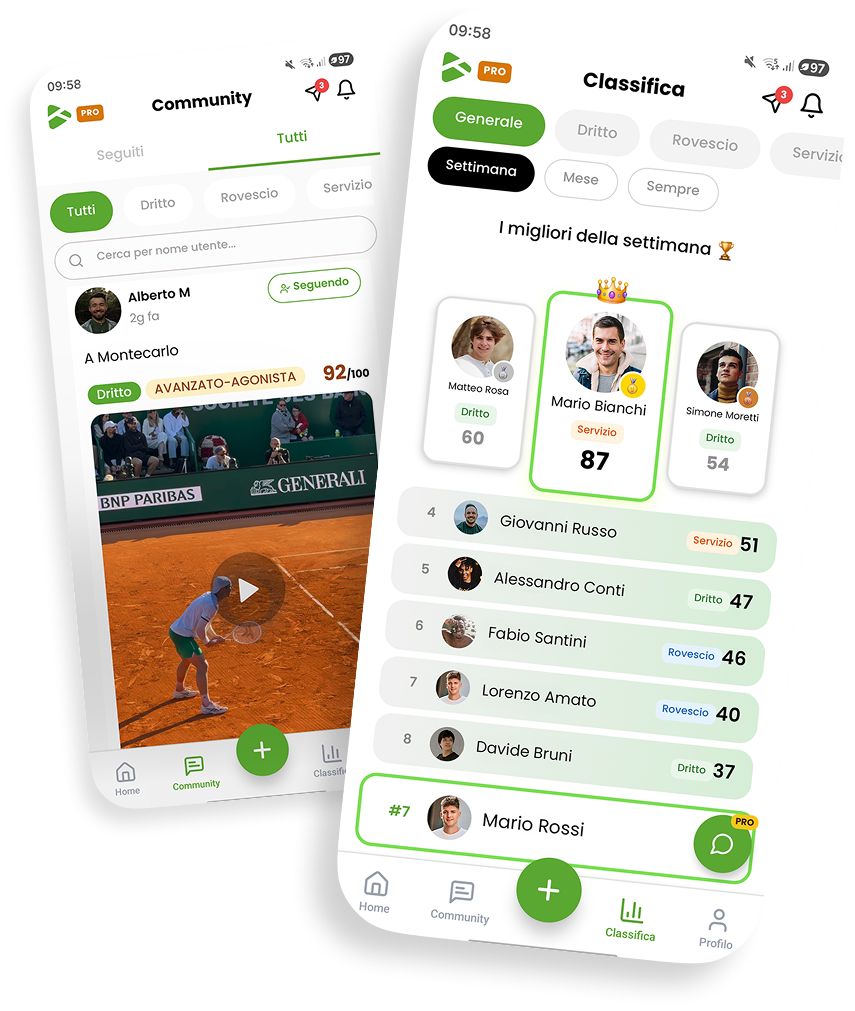 Community e Classifica TennisIA